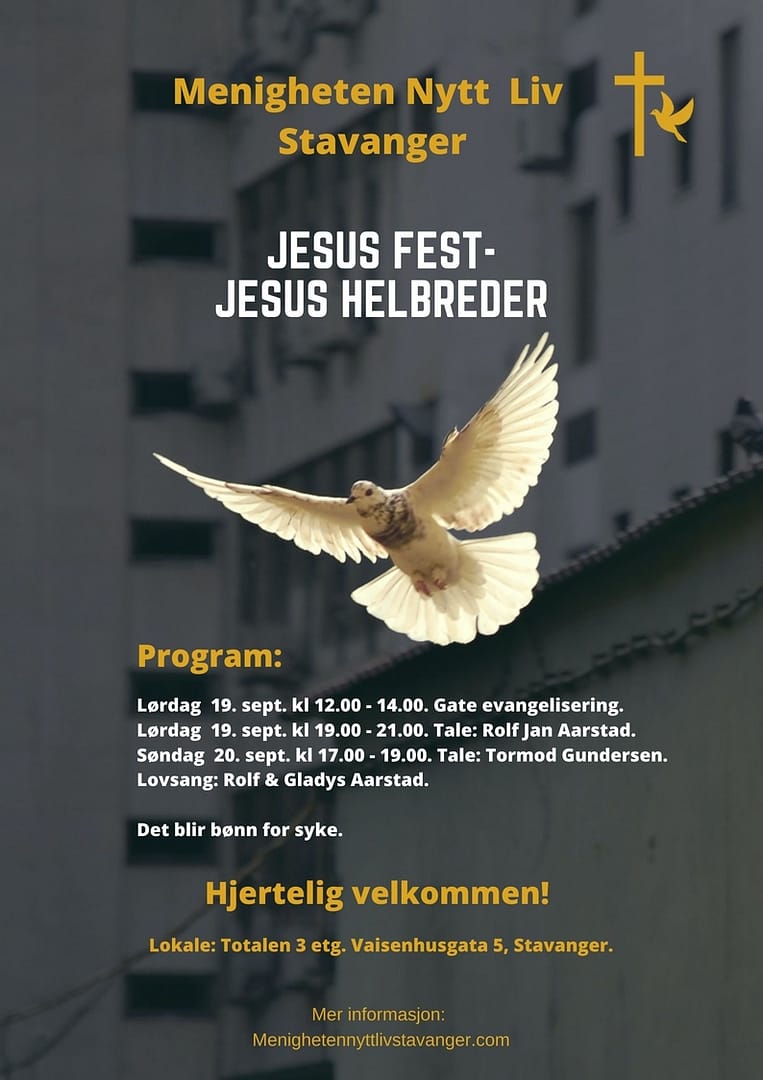 Plakat - Jesus fest - sept 2020